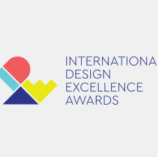 International Design Excellence Awards (IDEA) winner logo badge featured on the Ascentiz website, showcasing prestigious global recognition for industrial design excellence and product innovation in wearable robotics.