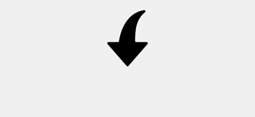 Downward arrow icon for downhill hiking mode