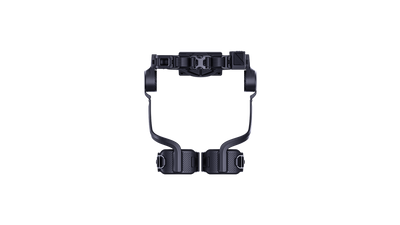 Front studio view of the Ascentiz H Pro exoskeleton waist belt and chassis structure, showcasing the ergonomic support frame design.
